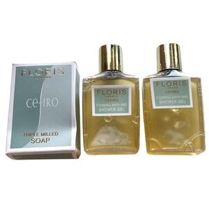 Vtg‎ Floris London Cefiro Bath And Shower Gel 1.7 oz Bar Milled Soap